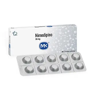Nimodipino 30 mg 20 tabletas MK