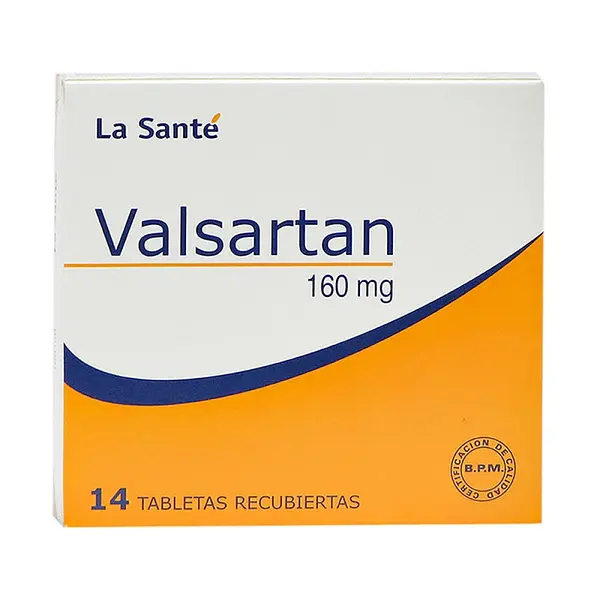 Valsartán 160 mg 14 tabletas LS