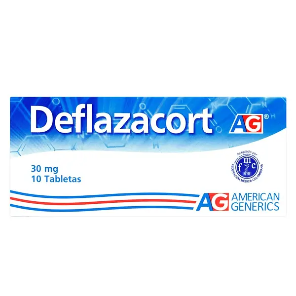 Deflazacort 30 mg 10 tabletas