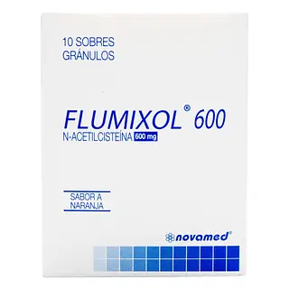 Flumixol 600 mg 10 sobres sabor naranja
