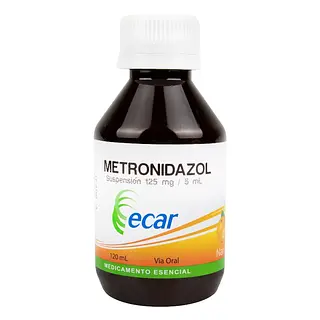 Metronidazol 125 mg Suspensión 120 ml EC