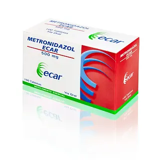 Metronidazol 500 mg 100 tabletas EC