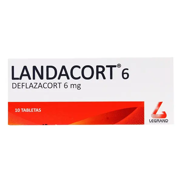 Landacort 6 mg 10 tabletas