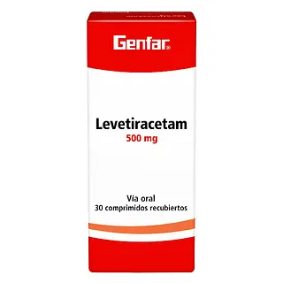 Levetiracetam 500 mg 30 tabletas GF