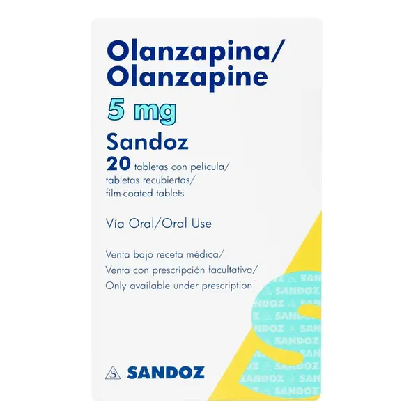 Olanzapina 5 mg 20 tabletas SZ