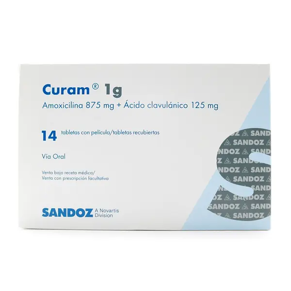 Curam 1 g 14 tabletas