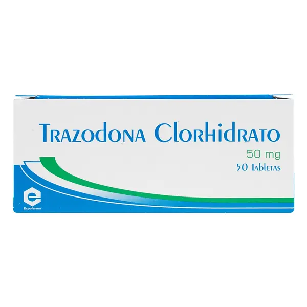 Trazodona 50 mg 50 tabletas EX