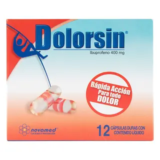Dolorsin 400 mg 12 cápsulas