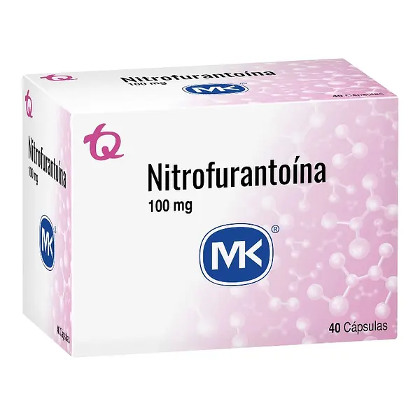 Nitrofurantoína 100 mg 40 cápsulas MK