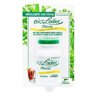 Stevia Bioladiet 500 tabletas