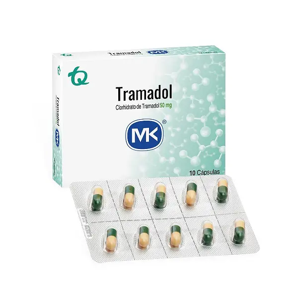 Tramadol 50 mg 10 cápsulas MK