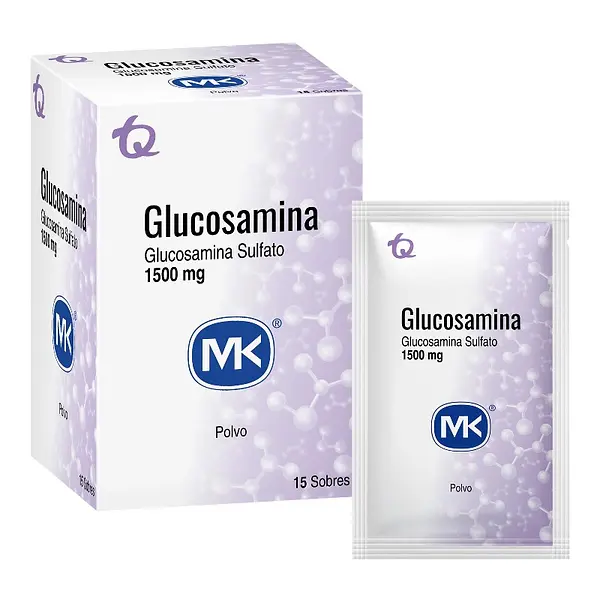 Glucosamina 1500 mg 15 sobres MK