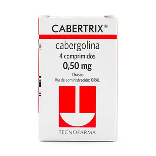 Cabertrix 0.5 mg Caja x4