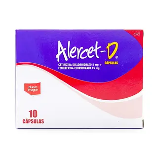 Alercet D 10 cápsulas