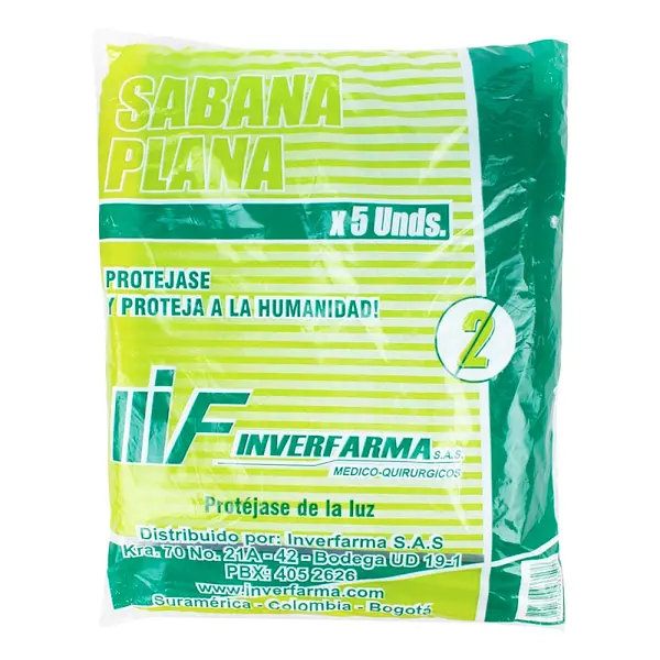 Sábanas Desechables Planas 5 unidades