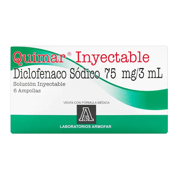 Quimar Inyectable 6 ampollas