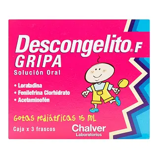 Descongelito F Gotas 15 ml x3