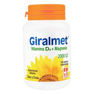 Giralmet Vitamina D3 2000 UI 100 tabletas