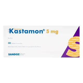 Kastamon 5 mg 30 tabletas