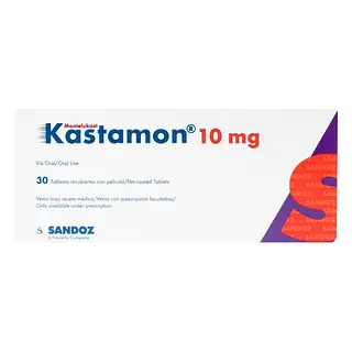 Kastamon 10 mg 30 tabletas