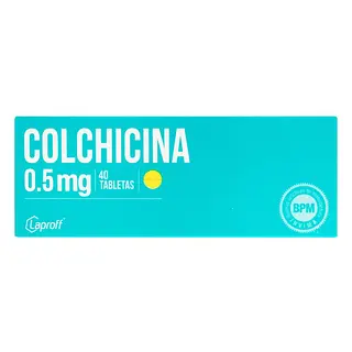 Colchicina 0.5 mg 40 tabletas LP