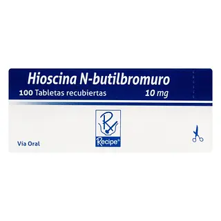 Hioscina N-Butilbromuro 10 mg 100 tabletas RC