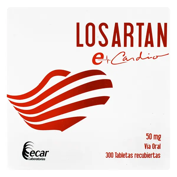 Losartán 50 mg 300 tabletas