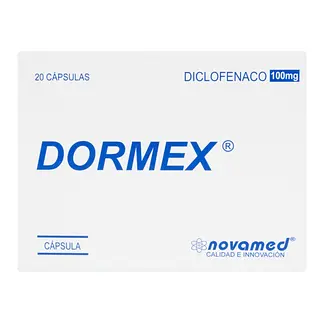 Dormex Diclofenaco 100 mg 20 cápsulas