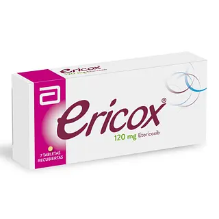 Ericox 120 mg 7 tabletas