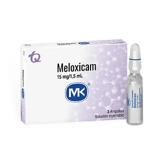 Meloxicam 15 mg 3 ampollas MK
