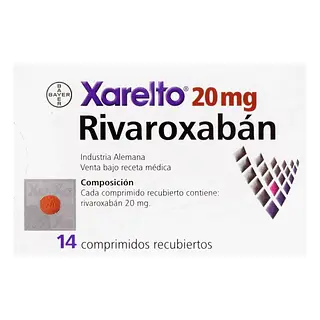 Xarelto 20 mg 14 comprimidos