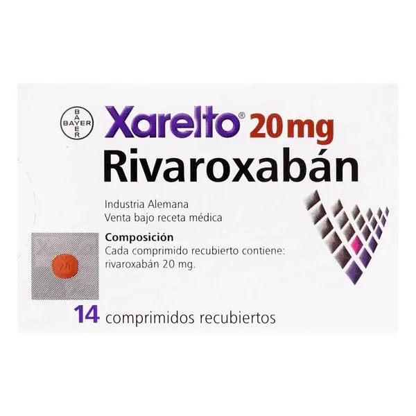 Xarelto 20 mg 14 comprimidos
