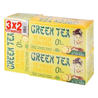 Té Verde Chino Piña 20 tizanas NF