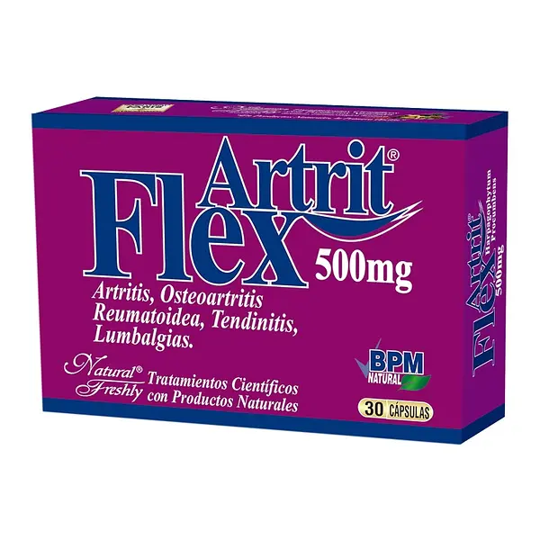 Flex Artrit 500 mg 30 cápsulas NF