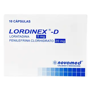Lordinex D 10 cápsulas