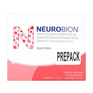 Prepack Neurobion 3 ampollas 2x3