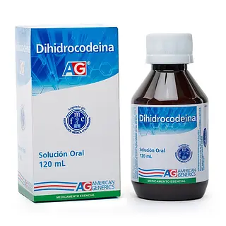 Dihidrocodeína Jarabe 2.42 mg/ml Frasco 120 ml AG