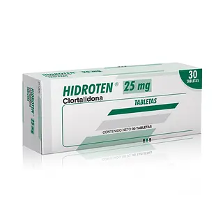 Hidroten 25 mg 30 tabletas