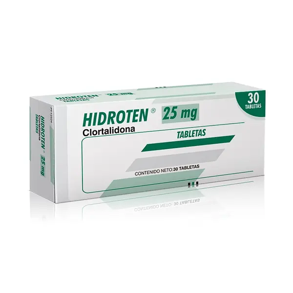 Hidroten 25 mg 30 tabletas