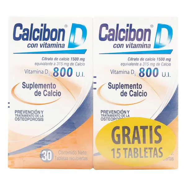 Calcibon D 800 UI 45 tabletas