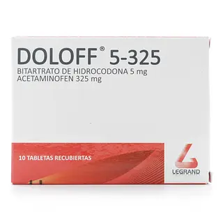Doloff 5-325 10 tabletas