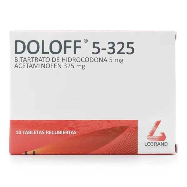 Doloff 5-325 10 tabletas