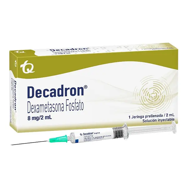 Decadron 8 mg/2 ml jeringa prellenada