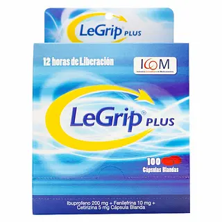 Legrip Plus 100 cápsulas