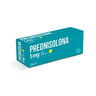 Prednisolona 5 mg 100 tabletas LP