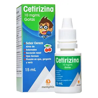 Cetirizina 1% Gotas 15 ml MP