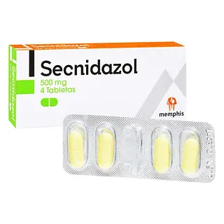 Secnidazol 500 mg 4 tabletas MP