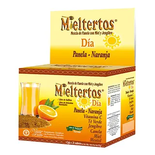 Mieltertos Gripa Día Panela Naranja 24 sobres