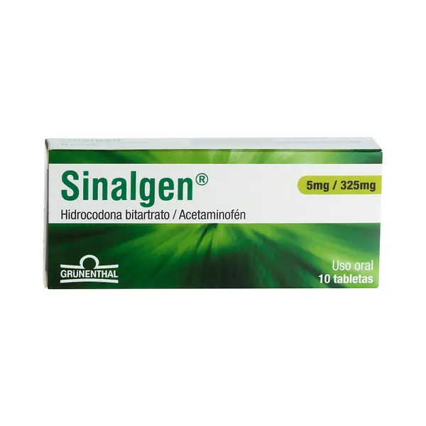 Sinalgen 5/325 mg Caja x10