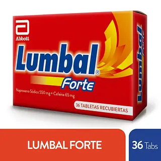 Lumbal Forte 550/65 mg Caja x36